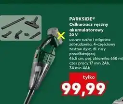 Kaufland Odkurzacz akumulatorowy 20 v Parkside oferta