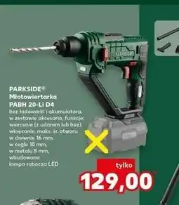 Kaufland Młotowiertarka 20v Parkside oferta