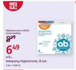 Rossmann o.b., tampony higieniczne oferta