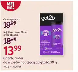 Rossmann Got2b, puder do włosów nadający objętość oferta