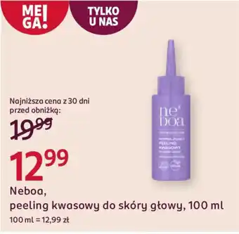 Rossmann Neboa, peeling kwasowy do skóry głowy oferta