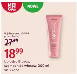 Rossmann L'biotica Biovax, szampon do włosów oferta