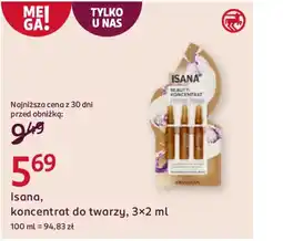 Rossmann Isana, koncentrat do twarzy oferta