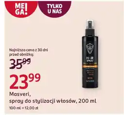 Rossmann Masveri, spray do stylizacji włosów oferta