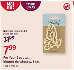 Rossmann For Your Beauty, klamra do włosów oferta