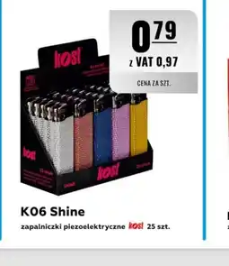 Eurocash Zapalniczki piezoelektryczne KO6 Shine oferta