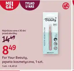 Rossmann For Your Beauty, pęseta kosmetyczna oferta