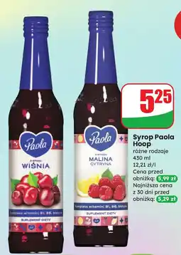Dino Syrop Paola Hoop wiśnia, malina cytryna oferta