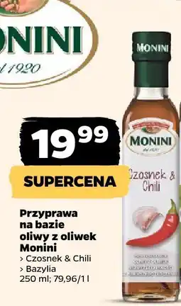 Netto Przyprawa na bazie oliwy z oliwek Monini Czosnek & Chili oferta