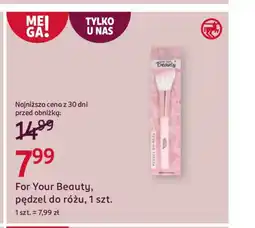 Rossmann For Your Beauty, pędzel do różu oferta