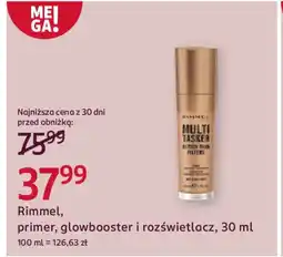 Rossmann Rimmel, primer, glowbooster i rozświetlacz oferta