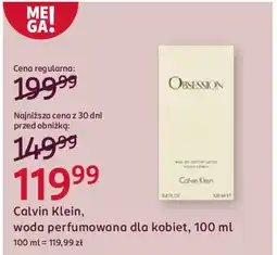 Rossmann Calvin Klein woda perfumowana dla kobiet oferta