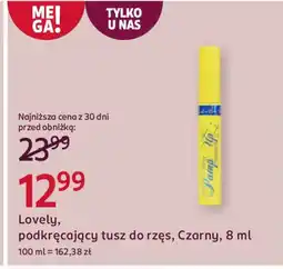 Rossmann Lovely, podkręcający tusz do rzęs, Czarny oferta