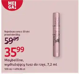 Rossmann Maybelline, wydłużający tusz do rzęs oferta