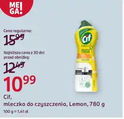 Rossmann Cif, mleczko do czyszczenia, Lemon oferta