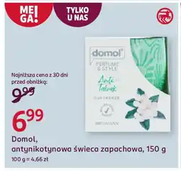 Rossmann Domol, antynikotynowa świeca zapachowa oferta