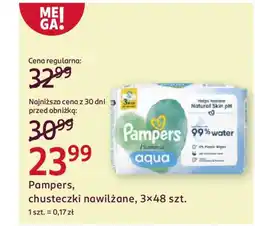 Rossmann Pampers, chusteczki nawilżane oferta