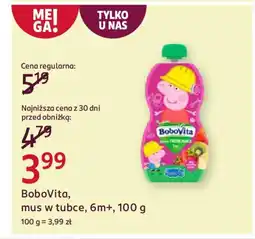 Rossmann Bobovita, mus w tubce, 6m+ oferta
