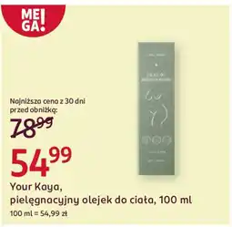 Rossmann Your Kaya, pielęgnacyjny olejek do ciała oferta