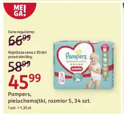 Rossmann Pampers. pieluchomajtki, rozmiar 5 oferta