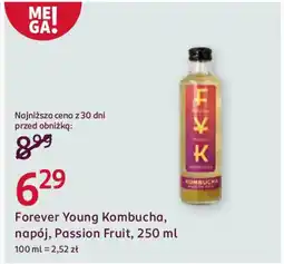 Rossmann Forever Young Kombucha, napój, Passion Fruit oferta