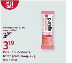 Rossmann Purella Superfoods, baton proteinowy oferta