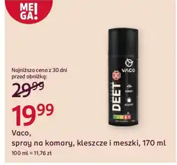 Rossmann Vaco spray na komary, kleszcze i meszki oferta
