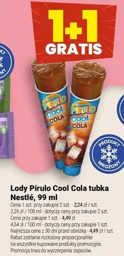 Twój Market Lody Pirulo Cool Cola tubka Nestle oferta