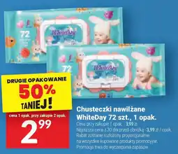 Twój Market Chusteczki nawilżane WhiteDay 72 szt oferta