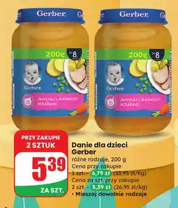 Dino Danie dla dzieci Gerber różne rodzaje oferta