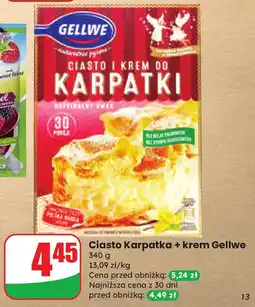 Dino Ciasto Karpatka + krem Gellwe oferta