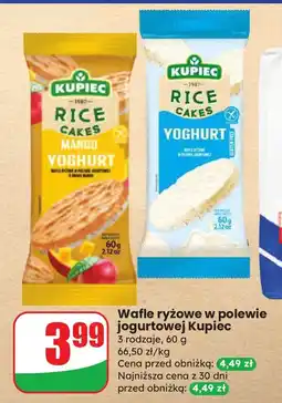 Dino Wafle ryżowe w polewie jogurtowej Kupiec oferta