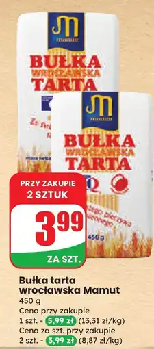 Dino Bułka tarta wrocławska Mamut oferta