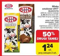 Carrefour Mleko czekoladowe Mlekovita Wypasione oferta