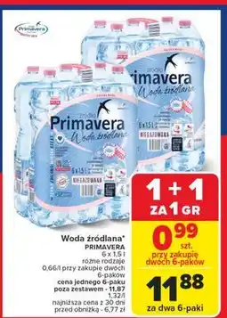 Carrefour Woda gazowana Primavera oferta