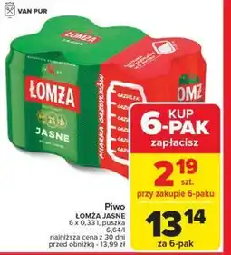 Carrefour Piwo Łomża Jasne (Dawniej Export) oferta