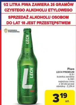 Carrefour Piwo Lech Premium oferta
