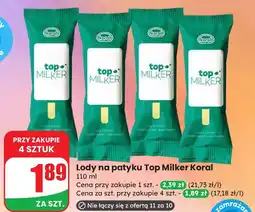 Dino Lody na patyku Top Milker Koral oferta