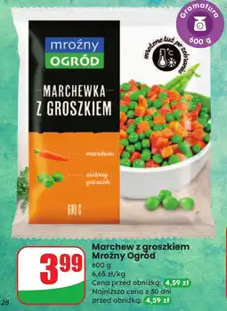 Dino Marchewka z groszkiem Mrożny Ogród oferta