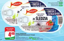 Dino Filety śledziowe w sosie pomidorowym Graal oferta