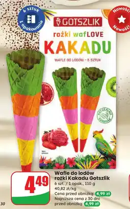 Dino Wafle do lodów rożki Kakadu Gotszlik oferta