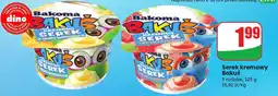 Dino Serek kremowy Bakuś różne rodzaje Bakoma oferta