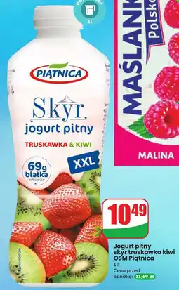 Dino Jogurt pitny Skyr truskawka kiwi OSM Piątnica oferta