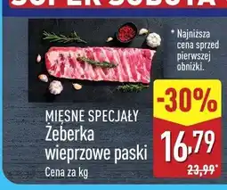 ALDI Żeberka wieprzowe - paski Mięsne Specjały oferta