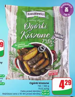 Dino Ogórki kiszone Kraszkiewicz oferta