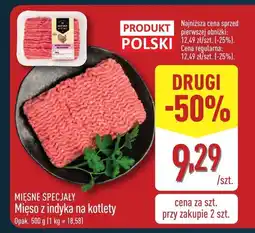 ALDI Mięso z indyka na kotlety Mięsne Specjały oferta