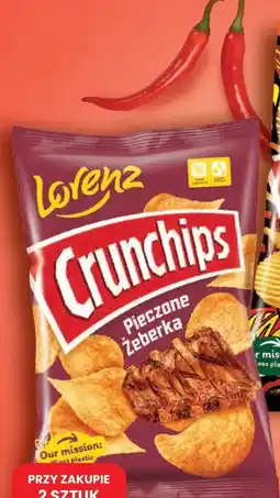 Dino Chipsy Crunchips Pieczone Żeberka Lorenz oferta