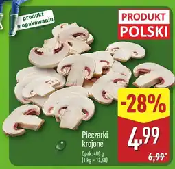 ALDI Pieczarki krojone 1 opak. Aldi oferta