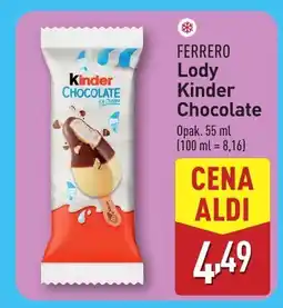 ALDI Lody Kinder Chocolate Ferrero oferta