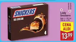 ALDI Lody Snickers 4-pak oferta